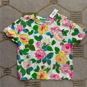 NWT GAP Flower Tee Cotton 4T